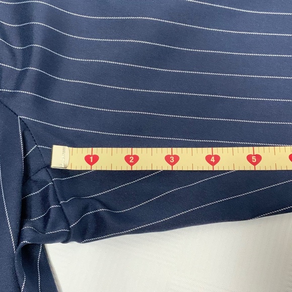 Ralph Lauren Blue and White Pinstriped Pants - 32X33.5 - Picture 9 of 15